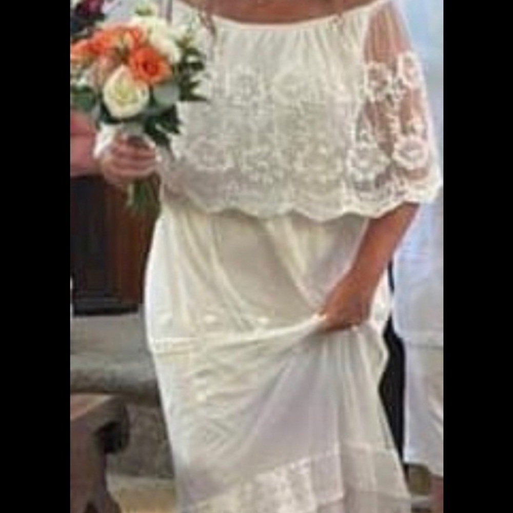 Wedding dress, maternity photo shoot dress XXL